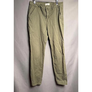 TG LA Women's Size 28 Olive Green‎ Slim Straight Chino Pants